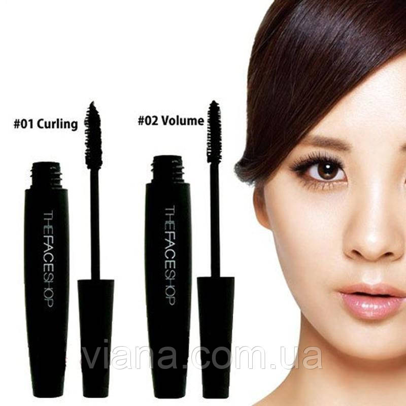 Туш для вій The Face Shop Freshian Volumizing Mascara 02 — Volume — Для додання об'єму, фото 1