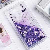 Чохол Glitter для Xiaomi Redmi 4 Prime / Redmi 4 Pro / 3/32 бампер Рідкий блиск фіолетовий