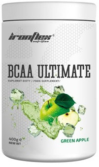 Амінокислоти IronFlex — BCAA Ultimate (400 грамів) green apple/зелене яблуко