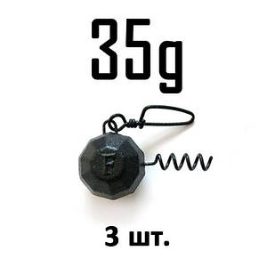 ШТОПОР ГРАНОВАНИЙ Fanatik колір: BLACK 35 р. 3 шт.