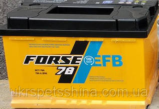 Акумулятор Forse EFB 6СТ - 78 Ач 750A