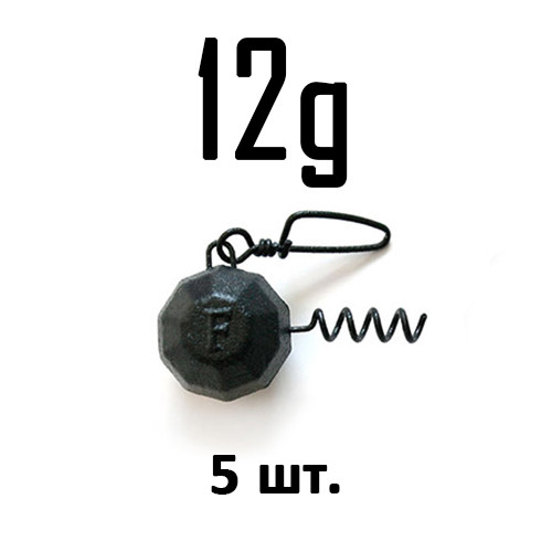 ШТОПОР ГРАНОВАНИЙ Fanatik колір: BLACK 12 р. 5 шт.