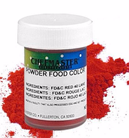 Барвник сухий для шоколаду Chefmaster Червоний Red, 3 г