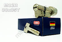 Циліндр ABUS M12R 65мм 30-35 ключ-тумблер