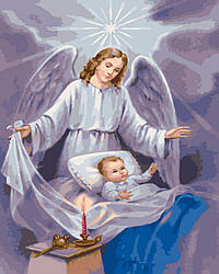 Картины по номерам Ангел-хранитель (BK-GX4861) 40 х 50 см (Без коробки)