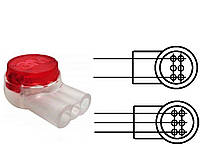 UR2 Scotchlok 3M Соединитель 3-х жильний для жил d=0.4-0.9 мм и общим d 2.08 мм, полипропиленовый