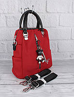 Стильний рюкзак міський сумка бренд 1721 червоний, забарвлення, фото 1