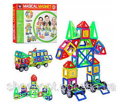 Магнітний конструктор Magical Magnet 198 деталей, музика, світло