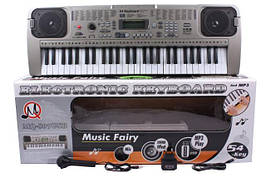 Дитячий синтезатор піаніно орган MQ-807 із мікрофоном LCD Display 54 клавіші MP3