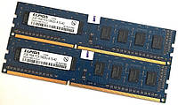 Оперативная память Elpida DDR3 4Gb (2Gb+2Gb) 1333MHz PC3-10600U CL9 1R8 (EBJ20UF8BCF0-DJ-F) Б/У