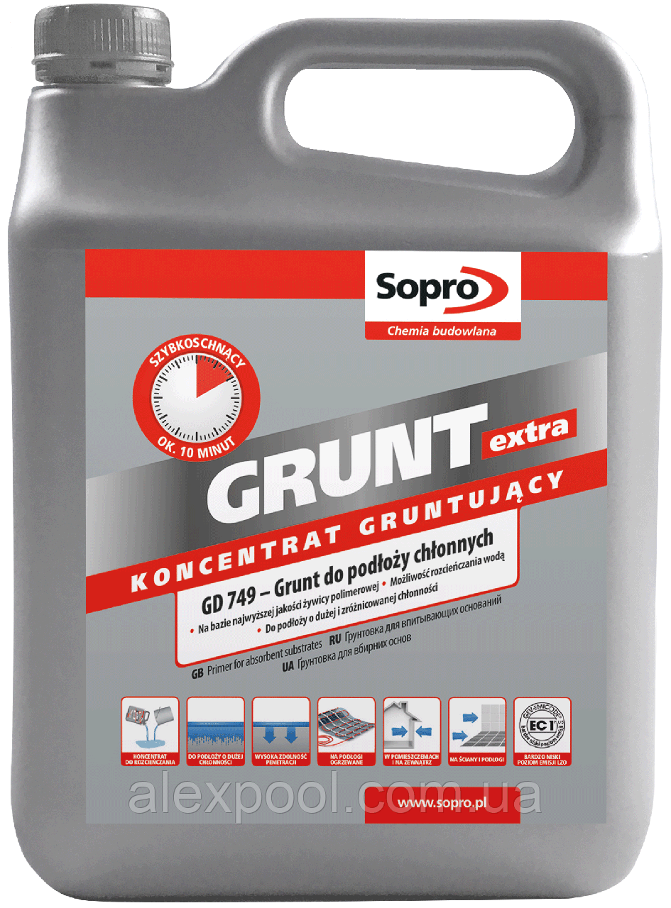 Sopro GD 749 - Грунтове препарат для стін 10 кг