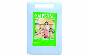 Обробна дошка, тонка 0,6см 43*27см пластикова біла