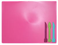 Доска для пластилина + 3 стека для лепки, розовая ZB.6910-10 ZiBi