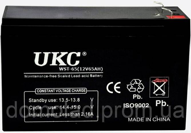 Акумуляторна Батарея UKC 12 V 65 А, фото 1
