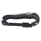 Мультитул тактичний туристичний карабін 6в1, фото 4