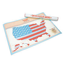 Скретч карта США Scratch Map USA Edition Fun Trip, фото 3