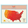 Скретч карта США Scratch Map USA Edition Fun Trip, фото 6