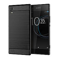 Чохол Lenuo Carbon Fiber для Sony Xperia XA1 (G3112) Black