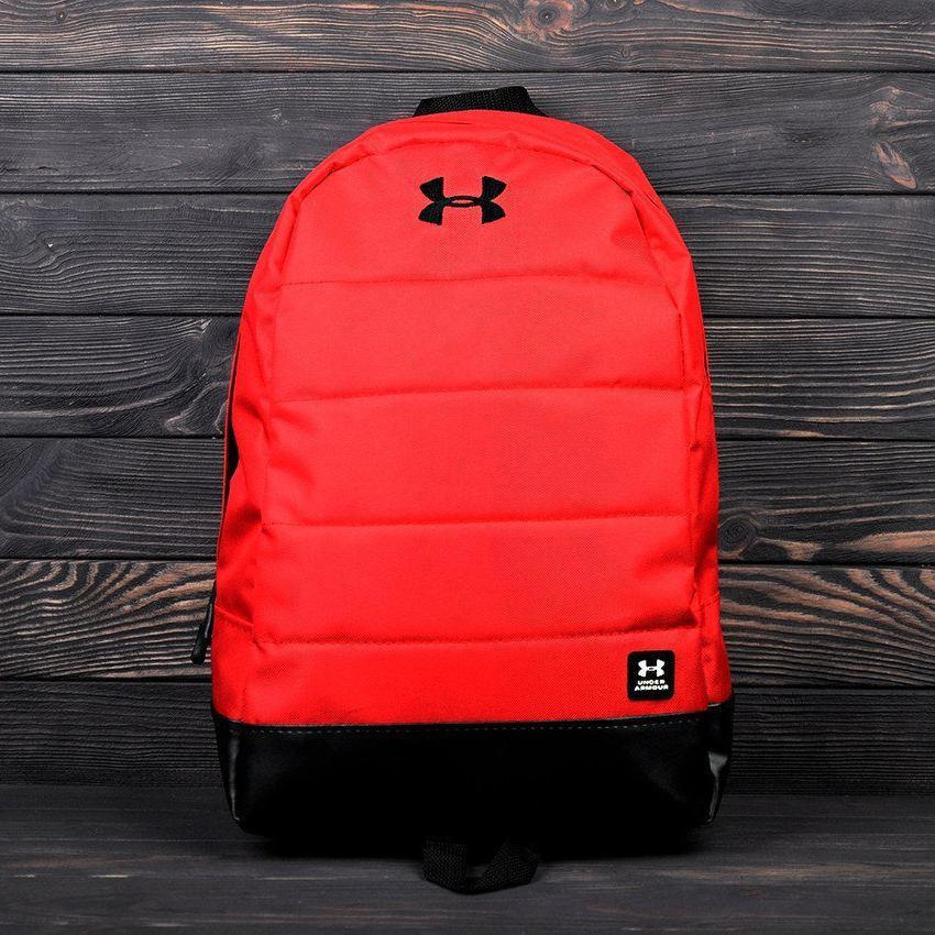 Стильний рюкзак Under Armour. Відмінна якість. Червоний з чорним