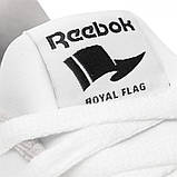 Кеди Reebok Royal Glide Clip Perforated Trainers White/Carbon, оригінал. Доставка від 14 днів, фото 4