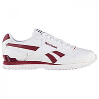 Кеди Reebok Royal Glide Ripple Clip Trainers White/Burgundy, оригінал. Доставка від 14 днів