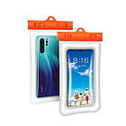 Водонепроникний чохол для смартфона Hammock з надувними краями жовтогарячий, фото 6