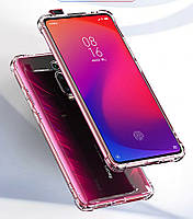 Силиконовый прозрачный чехол для Xiaomi Mi9T / Redmi K20 / Pro усиленные углы