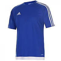 Футболка Adidas 3 Stripe Estro Bold Blue/White - Оригинал