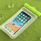 Водонепроникний чохол Hammock для смартфона до 7 дюймів із надувними краями зелений, фото 2