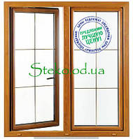 Вікноламінація зовнішня ЗОЛОТИЙ ДУБ шпитси золото 8 мм 