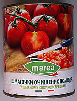 Кусочки очищенных помидор в собственном соку (Chopped Tomatoed) 800гр La Contadina Marea Италия