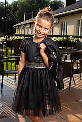 Модний стильний шкільний костюм-трійка для дівчинки Розміри 128