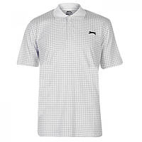 Поло Slazenger Check Golf White, оригінал. Доставка від 14 днів