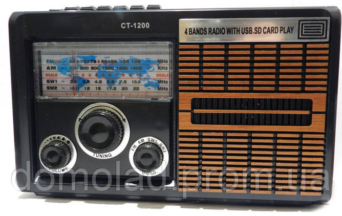 Портативний MP3 Спікер CT 1200 Радіо