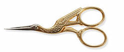 Ножиці Цапельки позолочені 9см Bohin (Франція) 23880