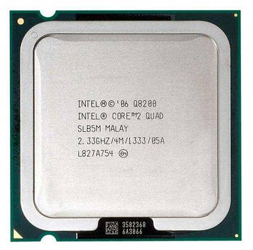 Процесор Intel Core 2 Quad Q8200 2.33 GHz / 4 M / 1333 (SLB5M) s775, tray