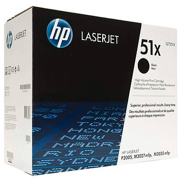 Картридж 51X HP LJ P3005/M3027/M3035 (Q7551X) Black