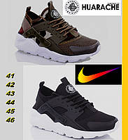 Кросівки чоловічі Nike Air Huarache — Camouflage and black.