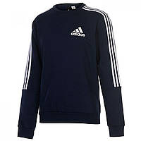 Толстовка Adidas 3 Stripes Crew Navy/White, оригінал. Доставка від 14 днів