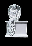 Скульптура на кладбище "Скорбящий ангел" СК-025