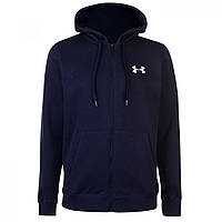 Худі Under Armour Rival Fitted Full Zip Navy, оригінал. Доставка від 14 днів