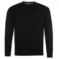 Худі Slazenger SL Fleece Crew Sweater Black, оригінал. Доставка від 14 днів