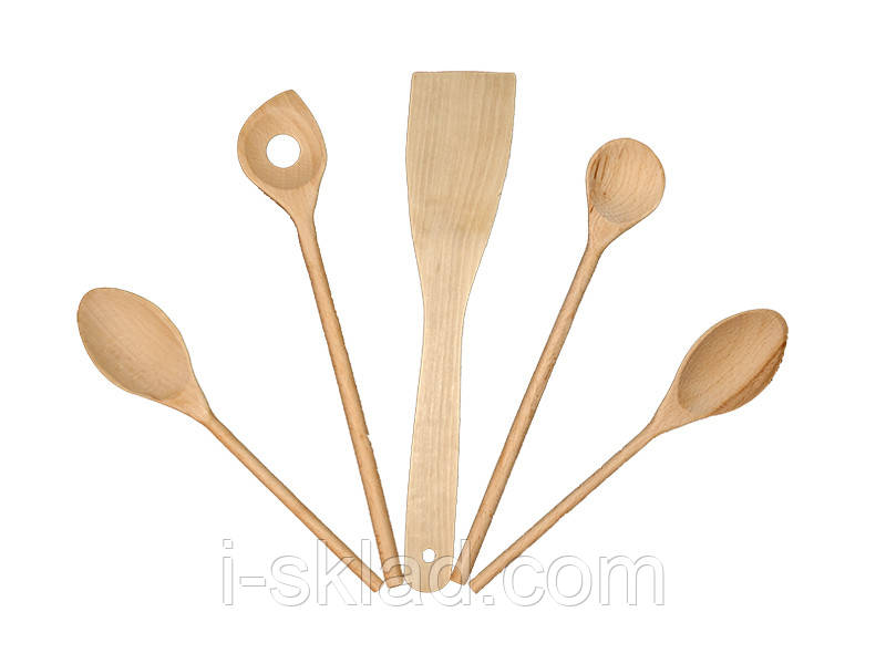 Набір дерев*яних ложок Вг-Мікс 5 пр Великий 504681