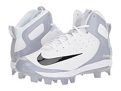 Бутсы Nike Alpha Huarache Pro Mid MCS White/Black/Wolf Grey, оригінал. Доставка від 14 днів