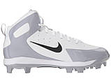 Бутсы Nike Alpha Huarache Pro Mid MCS White/Black/Wolf Grey, оригінал. Доставка від 14 днів, фото 7