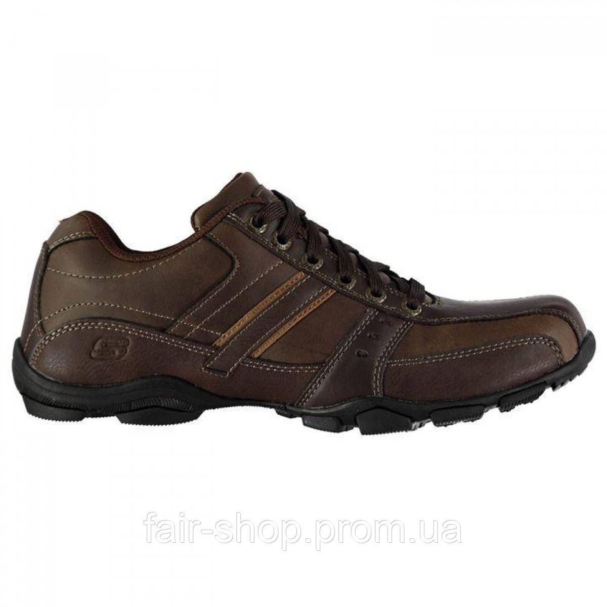 Кеди Skechers Lace Casual Shoe Brown, оригінал. Доставка від 14 днів