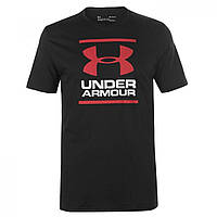 Футболка Under Armour Sportstyle Logo Black/Red, оригінал. Доставка від 14 днів