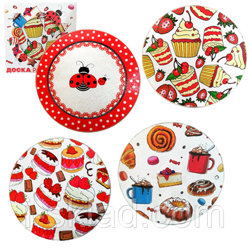 Дошка 25*25 см скляна SNT 9556