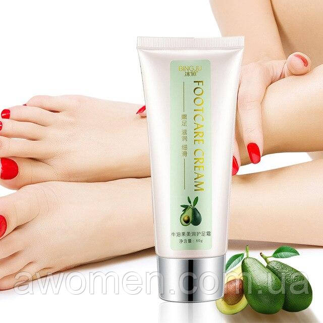 Нічний зволожувальний крем для ніг BingJu Foot Care Avokado 80 g