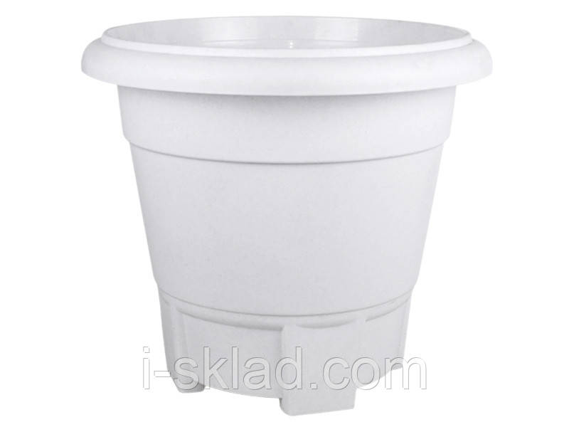 Горщик для квітів Консенсус Круглий 54,5 см №7 Белый